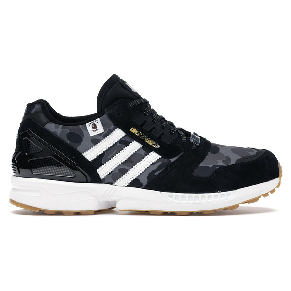 adidas アディダス メンズ スニーカー  【adidas ZX 8000 Bape Undefeated Black】  大きさ US_8.5(26.5糎) Black/Black/White