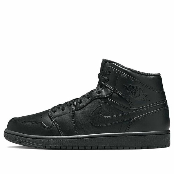 Jordan ジョーダン メンズ スニーカー  【Air Jordan 1 Mid \u0027Triple Black\u0027 2022 554724-093】  大きさ US_M_16