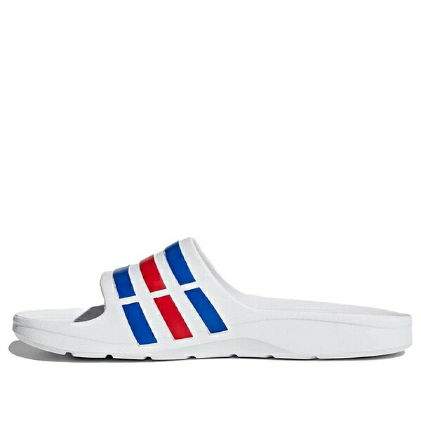 adidas アディダス メンズ スニーカー  【adidas Duramo Slides \u0027White Blue Red\u0027 U43664】  大きさ US_M_4