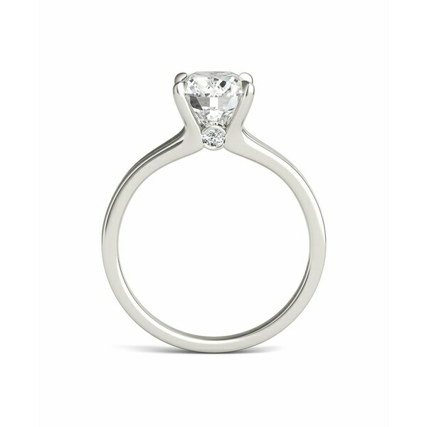 すべて チャールズ アンド コルバード レディース リング アクセサリー Moissanite Oval Engagement Ring (2-1/3  ct. DEW) in 14k White Gold White Gold：ReVida 店 コルバード