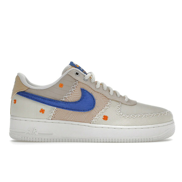 Nike ナイキ メンズ スニーカー 【Nike Air Force 1 Low '07 40th Anniversary Edition LA Flea】 サイズ US_8.5(26.5cm) Sail/Coconut Milk/White Onyx/Dark Marina Blue｜asty