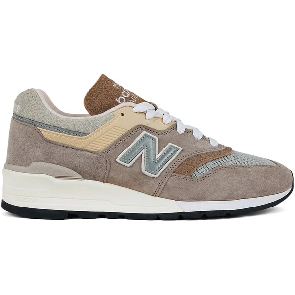 New Balance ニューバランス メンズ スニーカー 【New Balance 997 MiUSA Light Mushroom Mirage Grey】 サイズ US_11.5(29.5cm) Light Mushroom/Mirage Grey｜asty