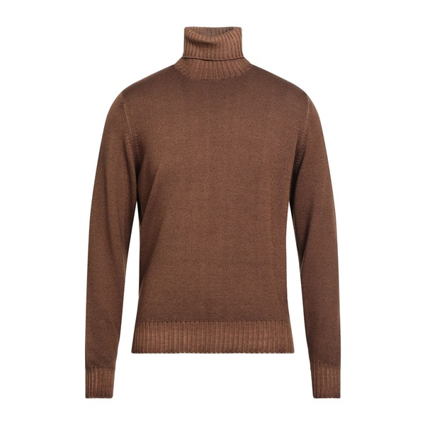 【送料無料】 フィリッポ デ ラウレンティス メンズ ニット\u0026セーター アウター Turtlenecks Brown