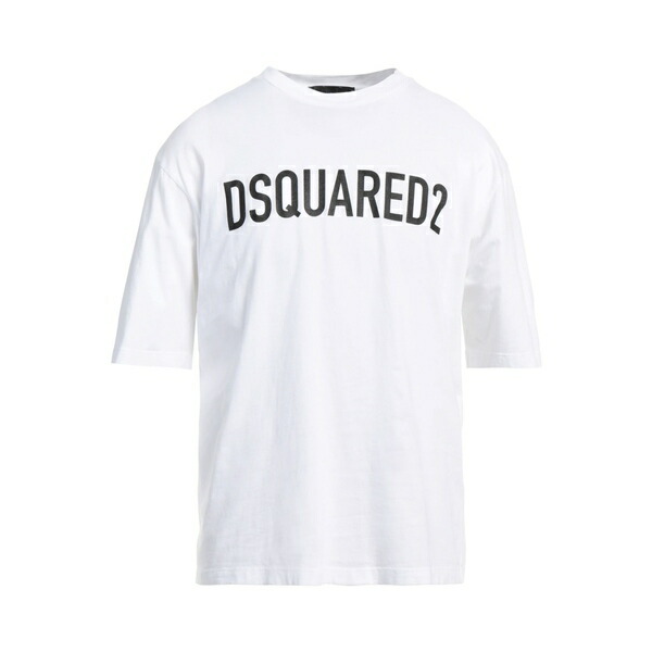 【送料無料】 ディースクエアード メンズ Tシャツ トップス T-shirts White｜asty