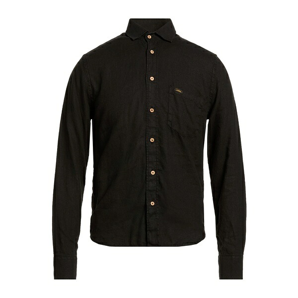 【貨物輸送無料】 ロイス メンズ プルオーバー トップス Shirts Black