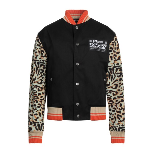 【送料無料】 ロベルトカヴァリ メンズ ジャケット＆ブルゾン アウター Jackets Black｜asty