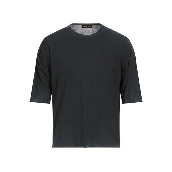 【貨物輸送無料】 ロベルトコリーナ メンズ 編み物\u0026プルオーバー アウター Sweaters Blue