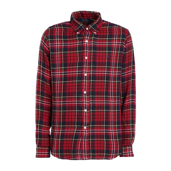 【貨物輸送無料】 ラルフローレン メンズ プルオーバー トップス Shirts Red