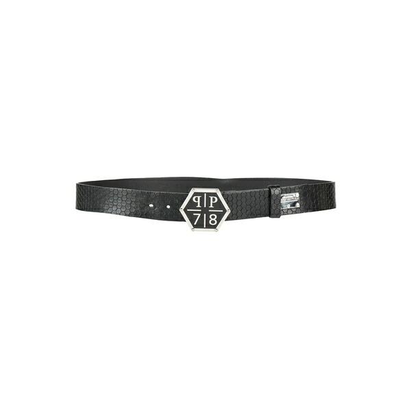 【貨物輸送無料】 フィリップ飾り気のない メンズ 三尺帯 付属物 Belts Black