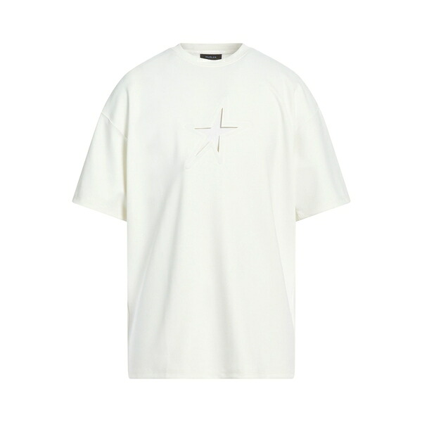 【貨物輸送無料】 マグラー メンズ プルオーバー トップス T-shirts White