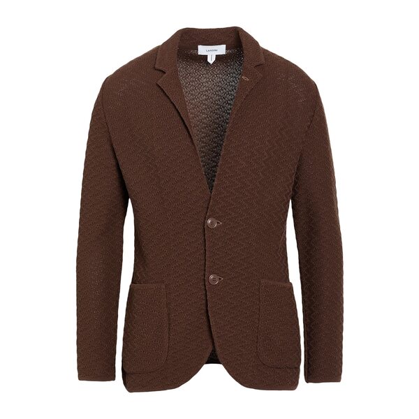 【送料無料】 ラルディーニ メンズ ジャケット&ブルゾン アウター Blazers Brown|asty