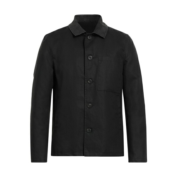 【送料無料】 メッサジェリエ メンズ ジャケット＆ブルゾン アウター Overcoats & Trench Coats Black｜asty