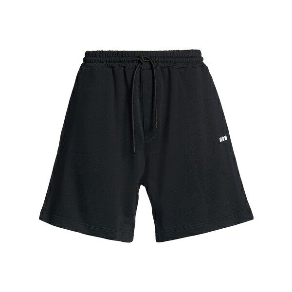 【送料無料】 エムエスジイエム メンズ カジュアルパンツ ボトムス Shorts & Bermuda Shorts Black｜asty