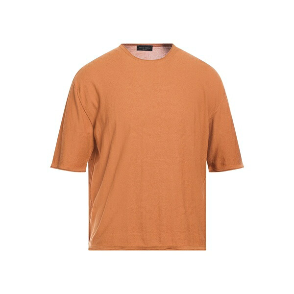 【貨物輸送無料】 ロベルトコリーナ メンズ 編み物\u0026プルオーバー アウター Sweaters Brown