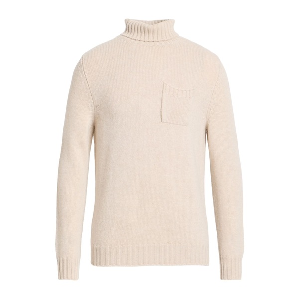 【貨物輸送無料】 フェデーリ メンズ 編み物\u0026ティーシャツ アウター Turtlenecks Beige