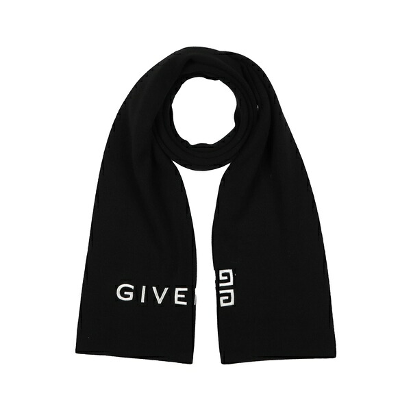 【貨物輸送無料】 ジバンシー メンズ えり巻き・袈裟・えり巻き 付属物 Scarves Black