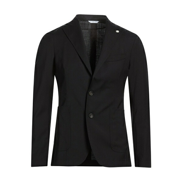 【送料無料】 マニュエル リッツ メンズ ジャケット＆ブルゾン アウター Blazers Black｜asty