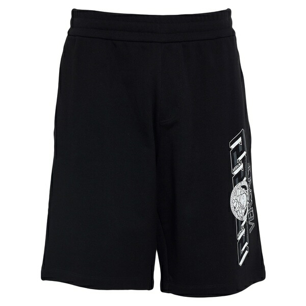 【送料無料】 ヴェルサーチ メンズ カジュアルパンツ ボトムス Shorts & Bermuda Shorts Black｜asty