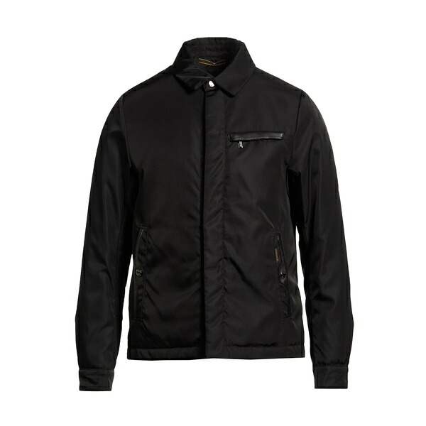 【送料無料】 ムーレー メンズ ジャケット＆ブルゾン アウター Jackets Black｜asty