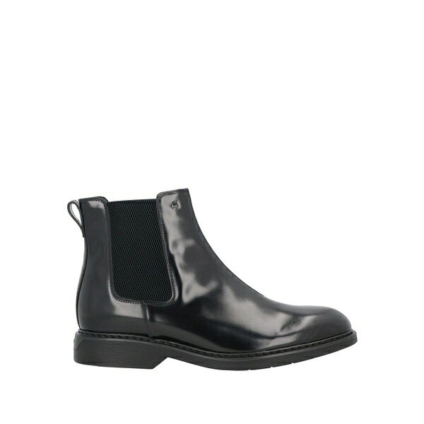 【送料無料】 ホーガン メンズ ブーツ シューズ Ankle boots Black|asty