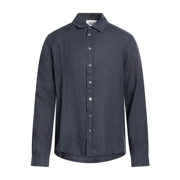 【貨物輸送無料】 アルファス テューディオ メンズ プルオーバー トップス Shirts Blue