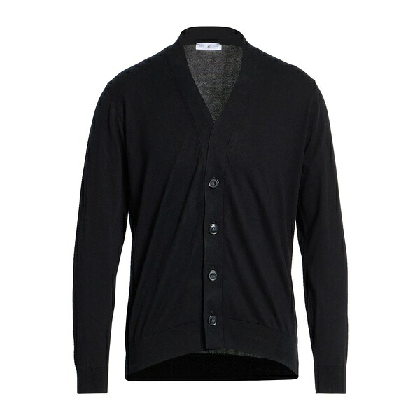 【貨物輸送無料】 PTトリノ メンズ ジレー アウター Cardigans Black