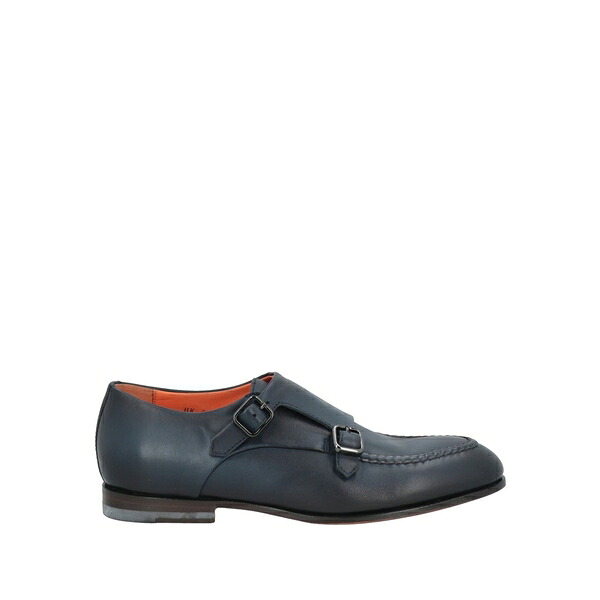 【送料無料】 サントーニ メンズ スリッポン・ローファー シューズ Loafers Blue|asty