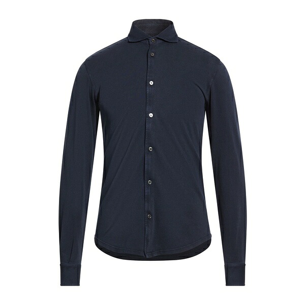 【貨物輸送無料】 フェデーリ メンズ プルオーバー トップス Shirts Blue