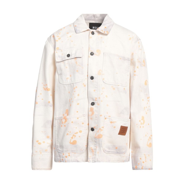 【送料無料】 エムエスジイエム メンズ ジャケット＆ブルゾン アウター Jackets White｜asty