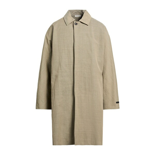 【貨物輸送無料】 フィアオブゴッド メンズ 上衣＆上衣 アウター Overcoats \u0026 Trench Coats Beige