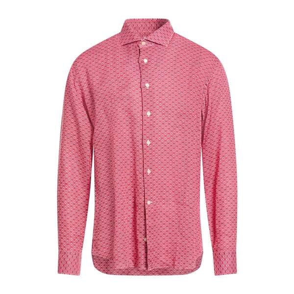 【貨物輸送無料】 フェデーリ メンズ プルオーバー トップス Shirts Red