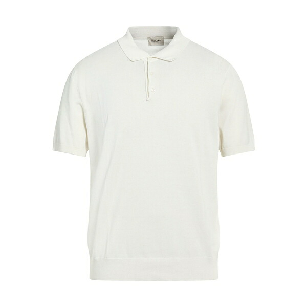 【貨物輸送無料】 パオローニ メンズ 編み物\u0026プルオーバー アウター Sweaters White