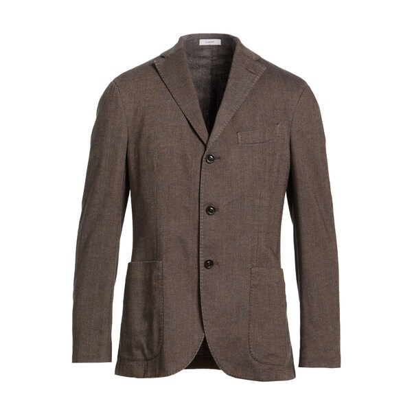 【送料無料】 ボリオリ メンズ ジャケット＆ブルゾン アウター Blazers Brown｜asty