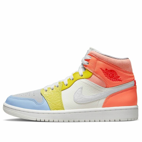 Air Jordan ジョーダン レディース スニーカー Sail/White-Light Citron-Opti Yellow 【(WMNS) Air Jordan 1 Mid \u0027To My First Coach\u0027 DJ6908-100】  大きさ US_8(25.0糎)