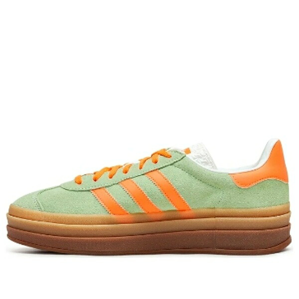 adidas アディダス レディース スニーカー Green/Tan 【(WMNS) adidas Gazelle Bold \u0027Green Tan\u0027 IH7495】  大きさ US_W_10.5