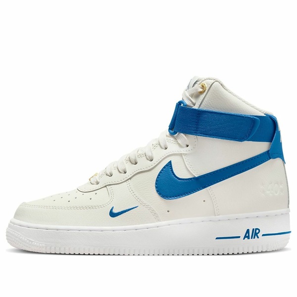 Nike ナイキ レディース スニーカー SAIL/BLUE JAY-WHITE-MTLC GOLD 【(WMNS) Nike Air Force 1 High SE \u002740th Anniversary - Sail Blue Jay\u0027 DQ7584-100】  大きさ US_7(24.0糎)