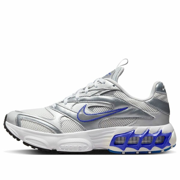 Nike ナイキ レディース スニーカー SILVER/BLUE 【(WMNS) Nike Zoom Air Fire \u0027Metallic Silver\u0027 DX3217-043】  大きさ US_9(26.0糎)