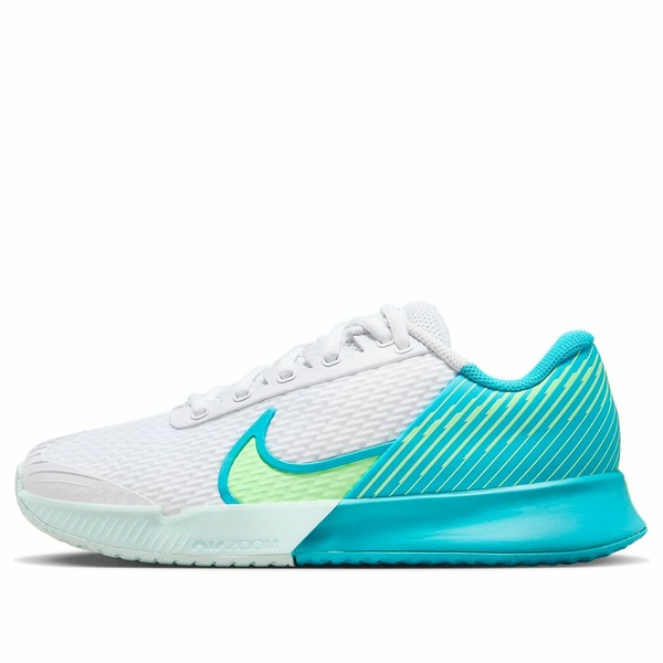 Nike ナイキ レディース スニーカー White/Teal Nebula/Lime Blast 【(WMNS) Nike Court Air Zoom Vapor Pro 2 'White Teal Nebula' DR6192-103】 サイズ US_5(22.0cm)|asty