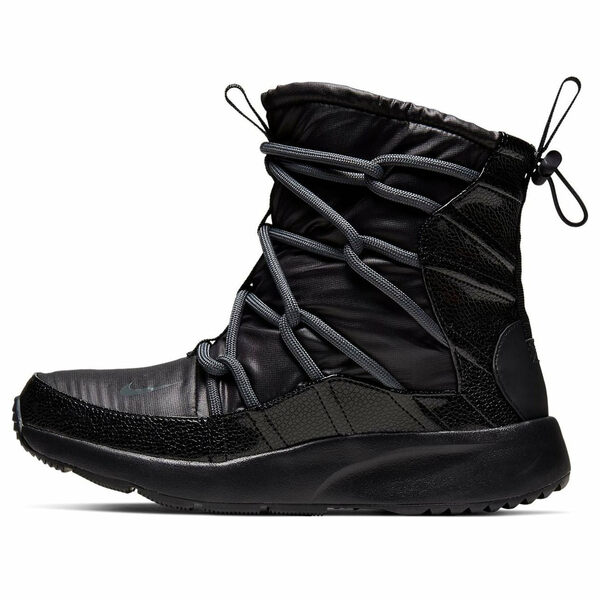 Nike ナイキ レディース スニーカー Black 【(WMNS) Nike Tanjun High Rise \u0027Triple Black\u0027 AO0355-004】  大きさ US_7.5(24.5糎)