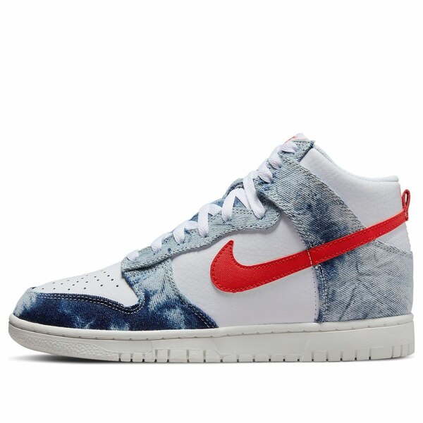 Nike ナイキ レディース スニーカー White/Washed Denim/Red 【(WMNS) Nike Dunk High Washed Denim DV2181-900】  サイズ US_6(23.0cm)