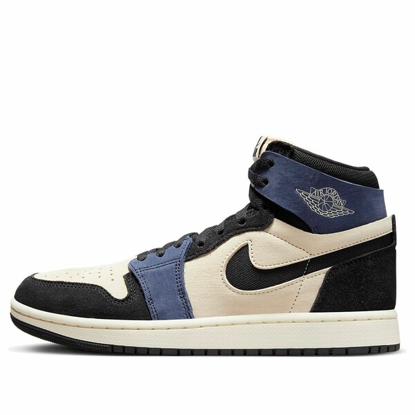 Air Jordan ジョーダン レディース スニーカー Muslin / Blackened Blue / Coconut Milk / Black 【(WMNS) Air Jordan 1 High Zoom Comfort 2 \u0027Blackened Blue\u0027 DV1305-104】  大きさ US_5.5(22.5糎)