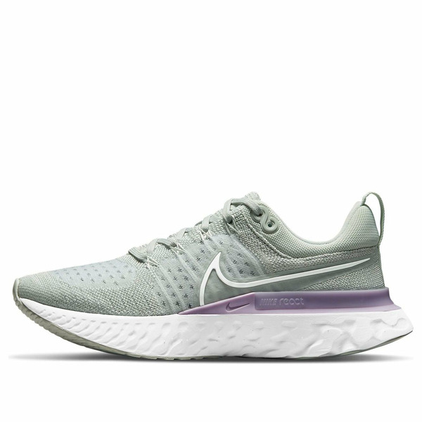 Nike ナイキ レディース スニーカー Light Silver/Infinite Lilac/Barely Green/White 【(WMNS) Nike React Infinity Run Flyknit 2 \u0027Light Silver Lilac\u0027 CT2423-005】  大きさ US_5.5(22.5糎)