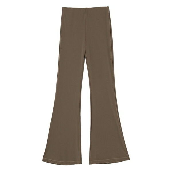マリパルミ レディース カジュアルパンツ ボトムス Contrast-stitching trousers Brown