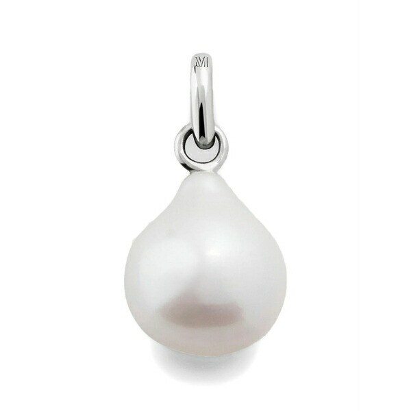 モニカヴィナダー レディース ネックレス・チョーカー・ペンダントトップ アクセサリー Small baroque pearl pendant Silver|asty