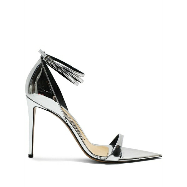 アレクサンドル・ボーティエ レディース サンダル シューズ Metallic-leather sandals Silver｜asty 105,490円