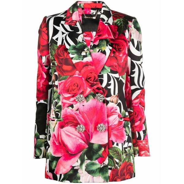 フィリップ飾り気の無い レディース 上衣＆上衣 アウター Romance floral-print blazer  Black