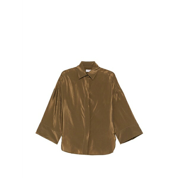 アルベルト ビアーニ レディース シャツ トップス Buttoned shirt Brown｜asty