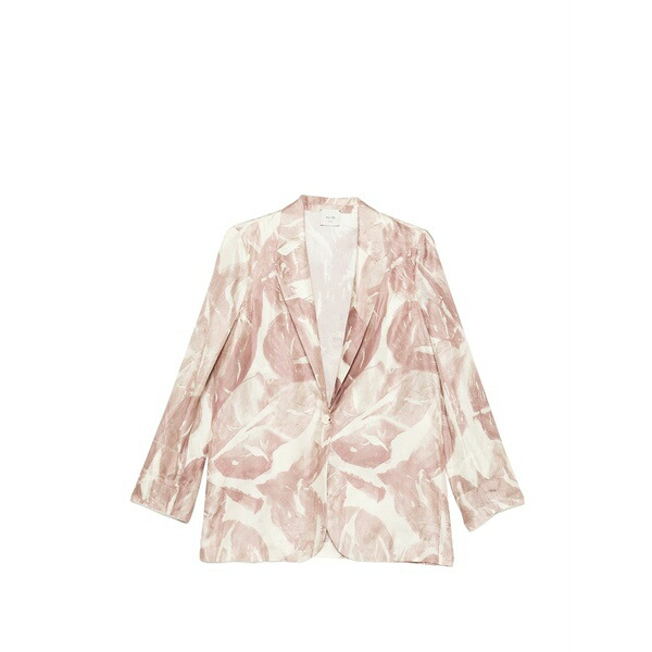 アリジ レディース 上衣＆上衣 アウター Monopetto floral single-breasted jacket Pink