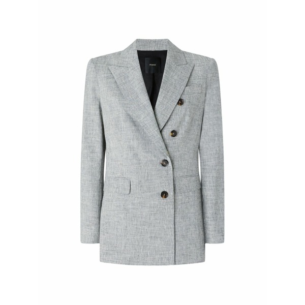 ピンコ レディース 上衣＆上衣 アウター Double-breasted blazer Grey