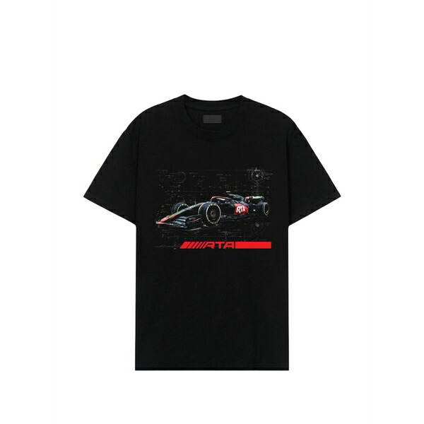 アールティーエー メンズ Tシャツ トップス Liam logo t-shirt Black｜asty